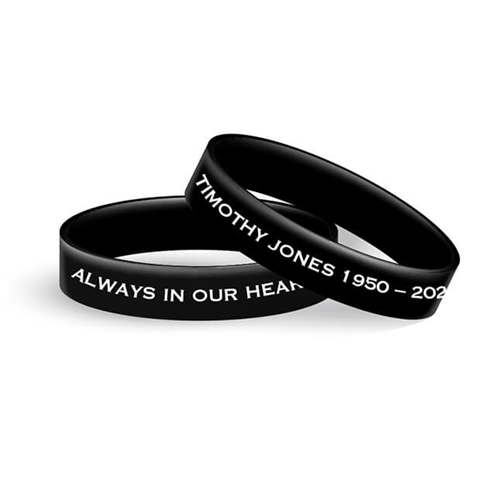 Picture of Black and White Classic Wristband