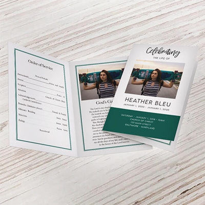 Show details for Contemporary Green Premium Program (8.5x11)