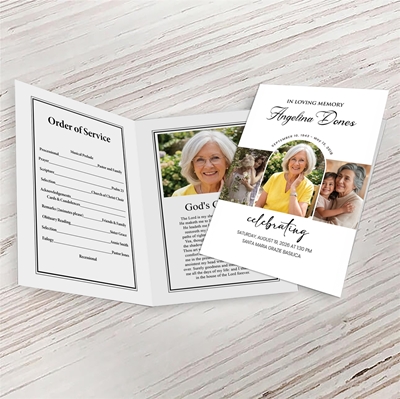 Show details for Celebration of Life Photo Collage Premium Program (8.5x11)