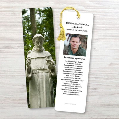 Show details for Saint Francis of Assisi Spanish Bookmark