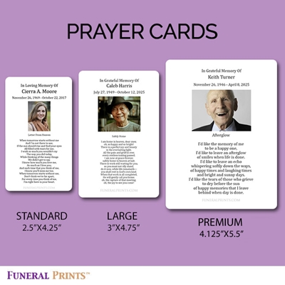 Show details for Crown and Nail Memorial Card