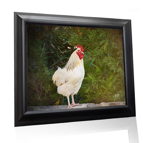 Show details for Framed Memorial Portrait - Gentle Chicken with Lifescapes Background Show details for Framed Memorial Portrait - Gentle Chicken with Lifescapes Background