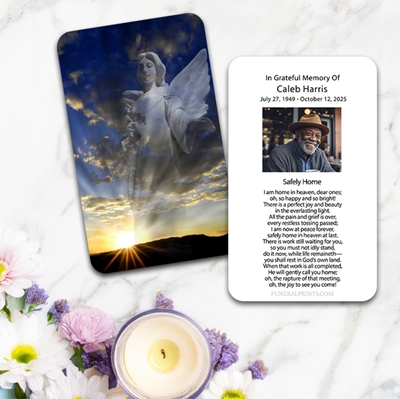Show details for Hope and Love Angel Large Memorial Card (3" x 4.75")