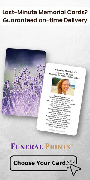 Last-Minute Memorial Cards? Guaranteed On-Time Delivery