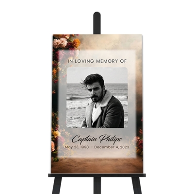 Show details for Floral Arrangement Single Photo Poser
