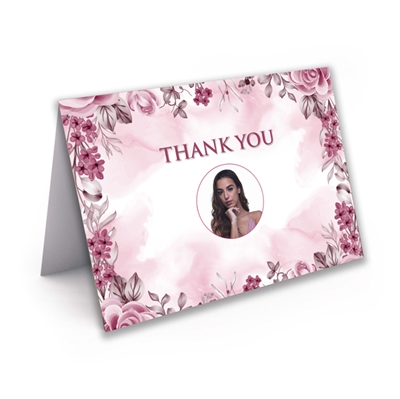 Show details for Pink Floral Border Memorial Package