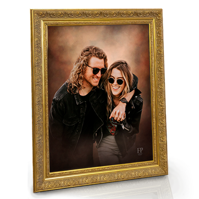 Show details for Framed Memorial Portrait - Earth Studio Background