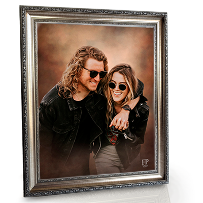 Show details for Framed Memorial Portrait - Earth Studio Background