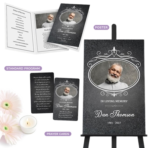Show details for Gray Marble Memorial Package Show details for Gray Marble Memorial Package