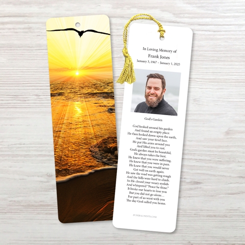 Show details for Sunset Seagull Bookmark