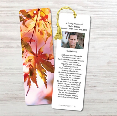Show details for Leaves of Fall Bookmark