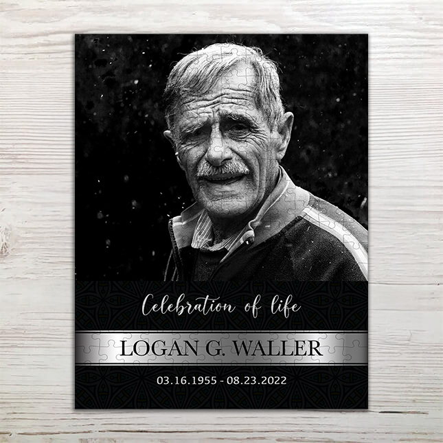 Show details for Black Silver Classic Puzzle