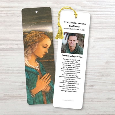 Show details for Mary 2 Spanish Bookmark