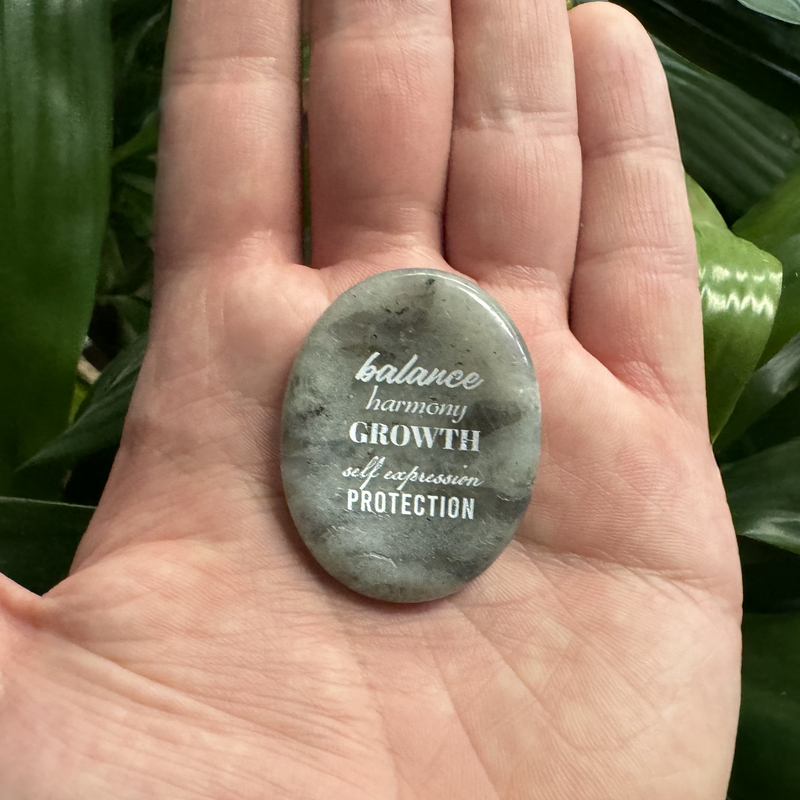 Show details for Balance Labradorite Worry Stone