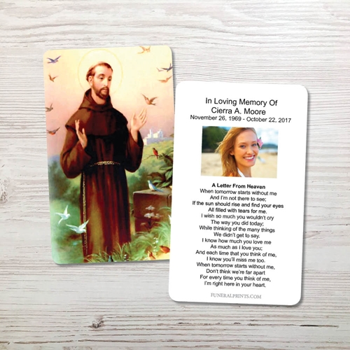 Picture of St. Francis 2 Memorial Card