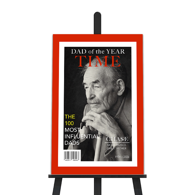 Show details for Dad of the Year Time Magazine Poster