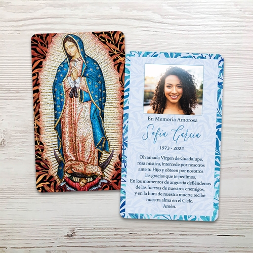 Picture of Guadalupe Mosaic Memorial Card