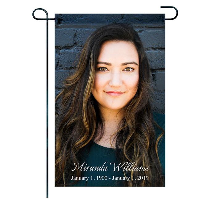 Show details for Single Photo Garden Flag