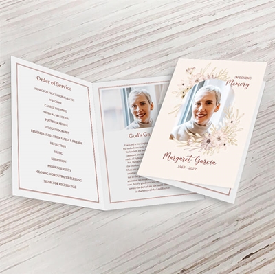 Show details for Multi Floral Border Premium Program (8.5x11)