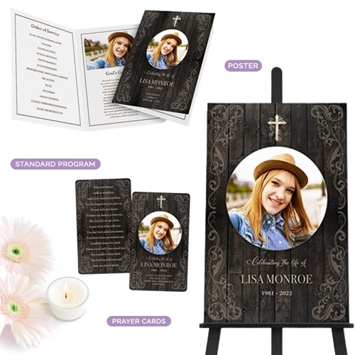 Show details for Rustic Light Brown Memorial Package Show details for Rustic Light Brown Memorial Package