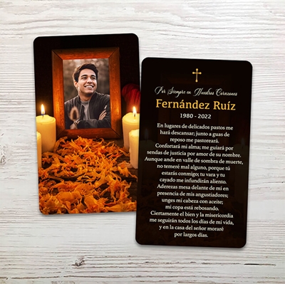 Show details for Ofrenda Photo Altar Spanish Memorial Card