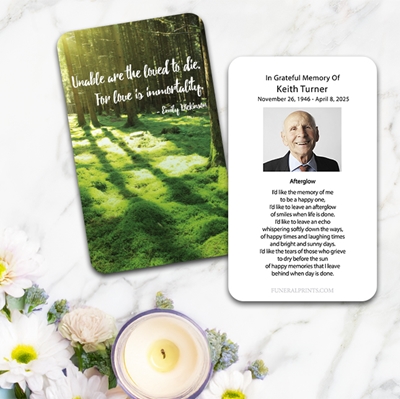 Show details for Love Is Premium Prayer Card