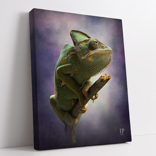 Show details for Wrapped Canvas Memorial Portrait - In Loving Memory Iguana with Studio Background Show details for Wrapped Canvas Memorial Portrait - In Loving Memory Iguana with Studio Background