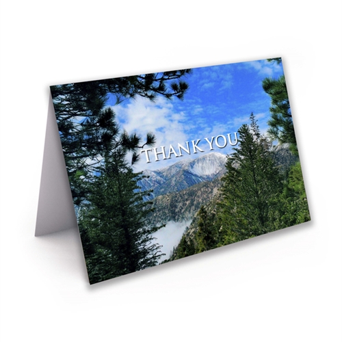 Show details for Mountains Thank You Card 