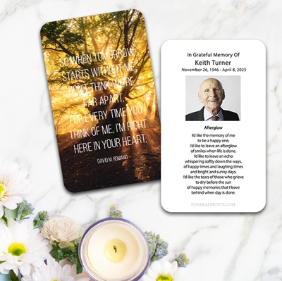 Show details for In Your Heart Premium Prayer Card