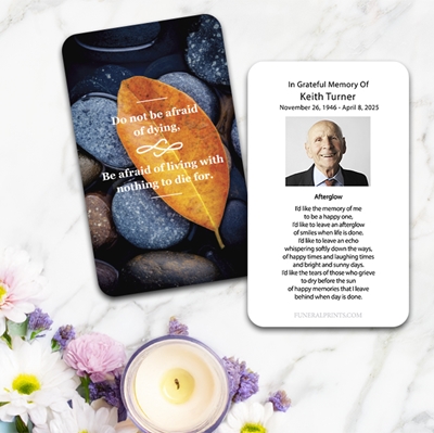 Show details for Do Not Be Afraid Premium Prayer Card