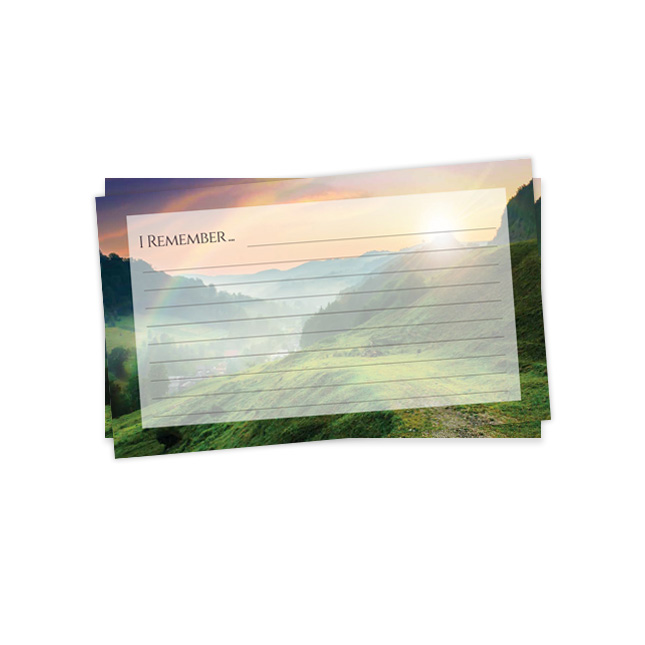 Show details for Mountain Rainbow Remember Card