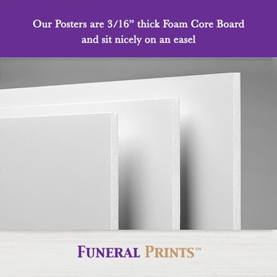 Picture of Contemporary Funeral Poster