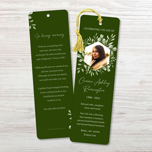 Show details for Olive Leaf Bookmark