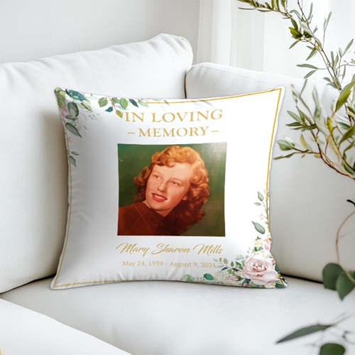 Show details for Floral Pillow