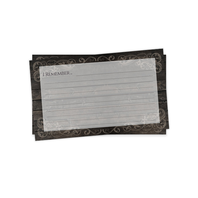 Show details for Rustic Light Brown Remember Card