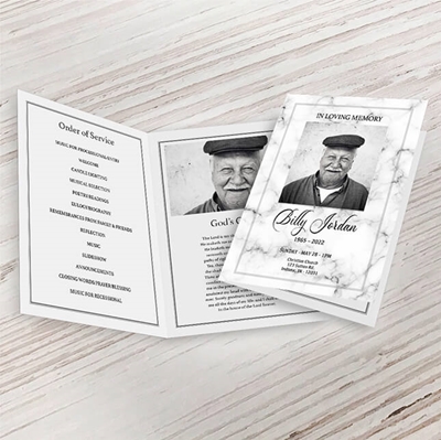 Show details for White Marble Premium Program (8.5x11)