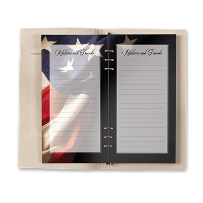 Picture of Hero Guest Book - Brown