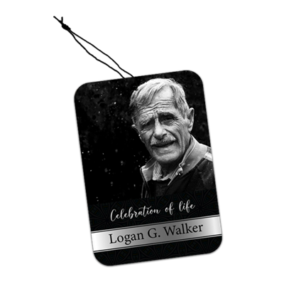 Show details for Black Silver Classic Air Freshener