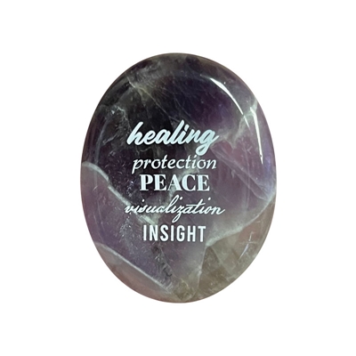 Show details for Healing Amethyst Worry Stone