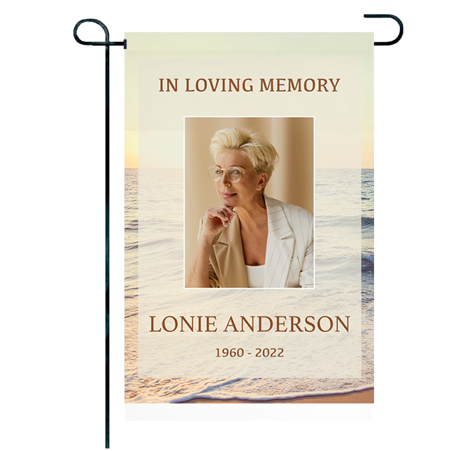 Show details for Sunset Scenery Garden Flag