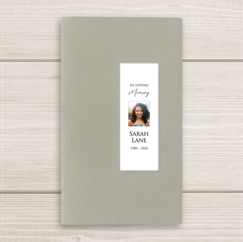 Picture of Contemporary Guest Book - Gray