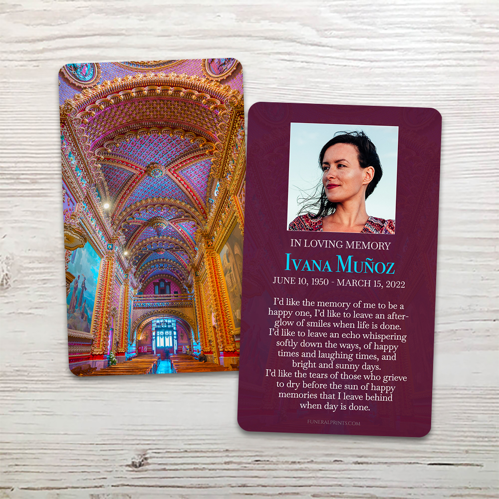 Show details for Sanctuary of Our Lady of Guadalupe English Memorial Card