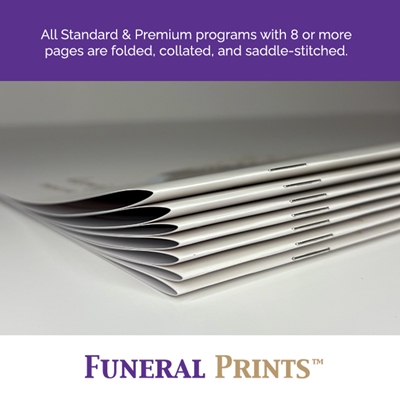 Show details for Stained Glass Funeral Program 