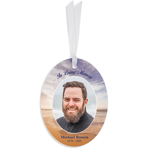 Show details for Oceanfront Oval Ornaments