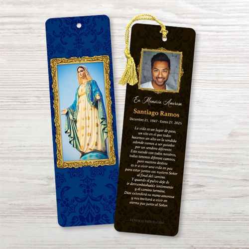 Show details for Virgin Mary Spanish Bookmark