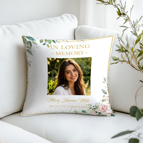 Show details for Floral Pillow