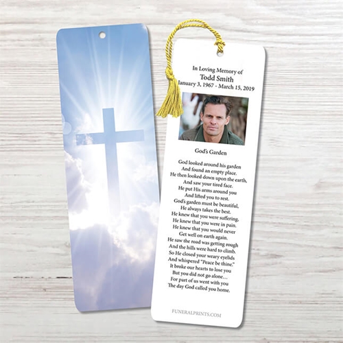 Show details for Cross in Clouds Bookmark