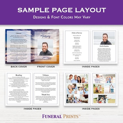 Show details for Purple Sunset Premium Program (8.5x11)