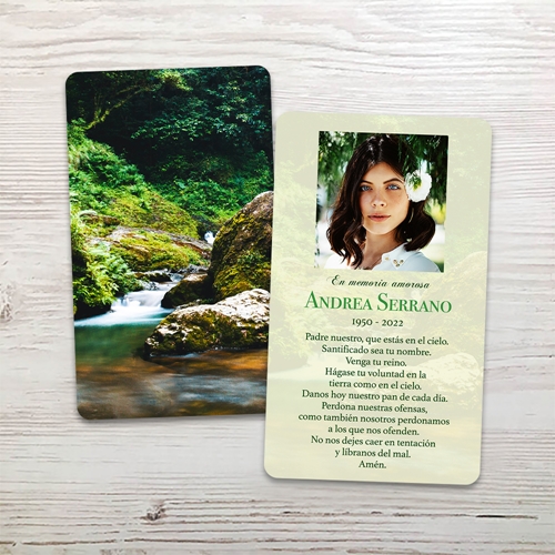 Picture of Nature Memorial Card