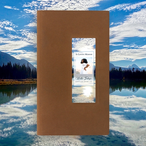 Show details for Clear Mountain Guest Book - Brown